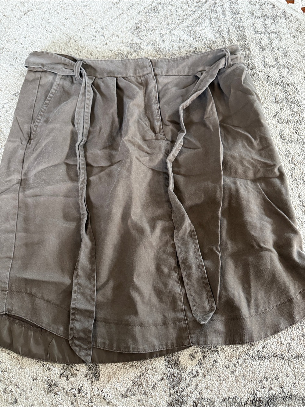 Women's Cotton Tie-Waist Skirt